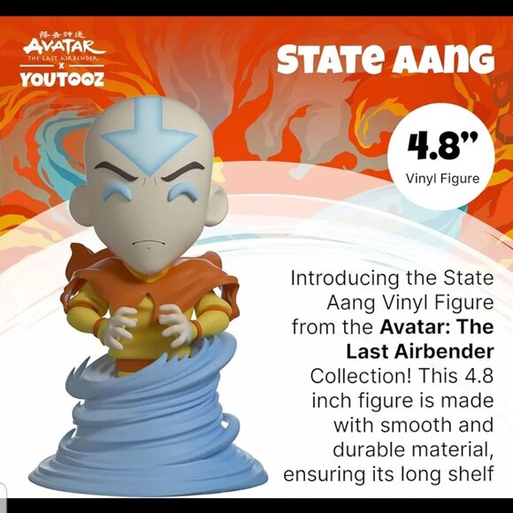Youtooz Avatar State Aang 4.8" Vinyl Figure (Avatar The Last Airbender) LIMITED - Picture 6 of 12